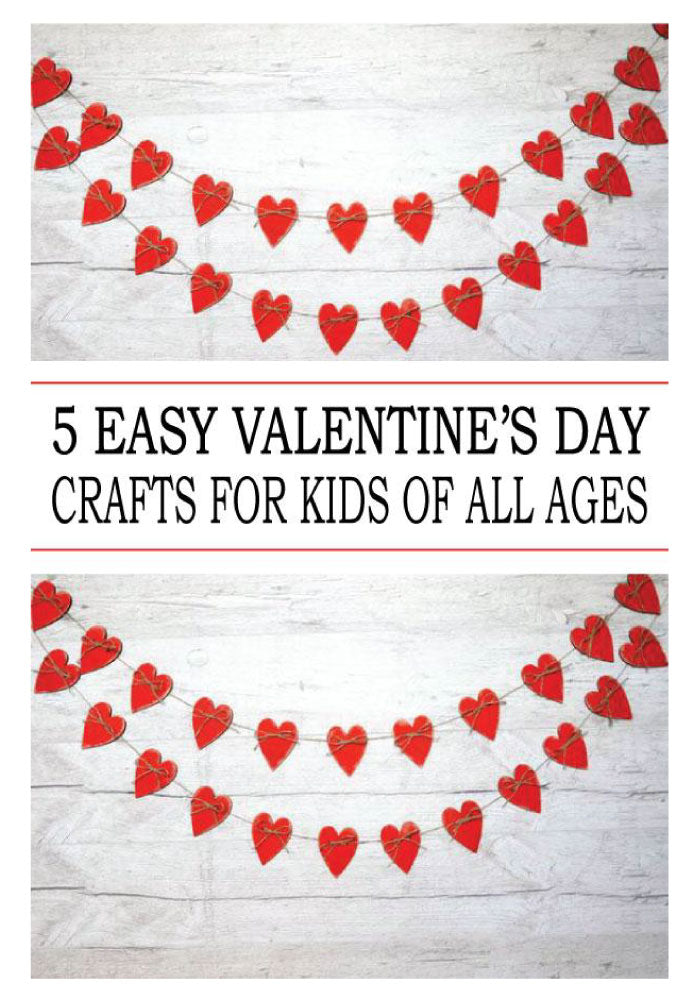 5 Easy Valentine's Day Crafts for Kids