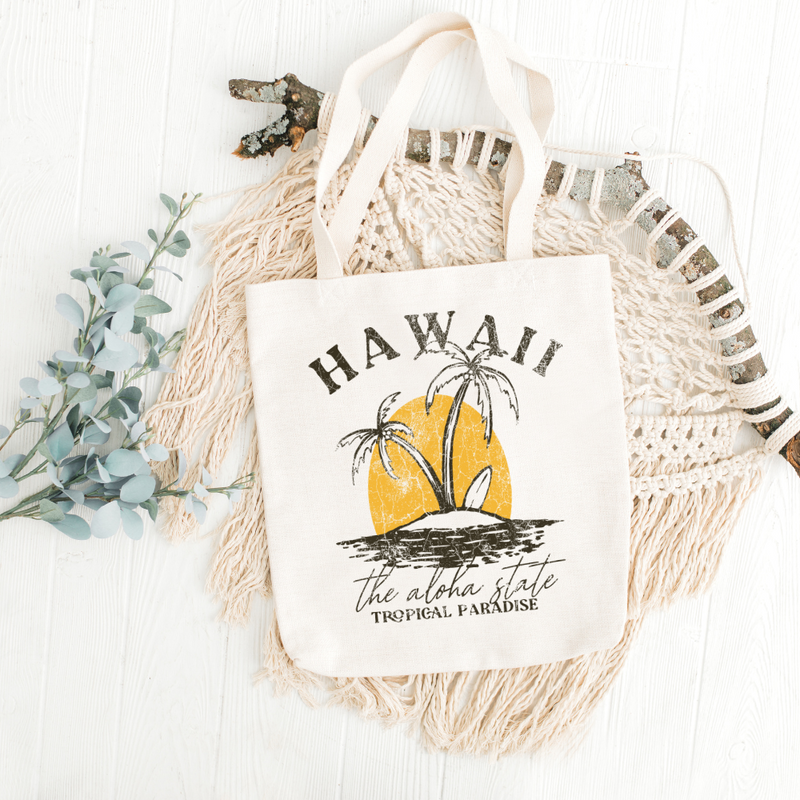 Vintage Hawaii || Tote Bag