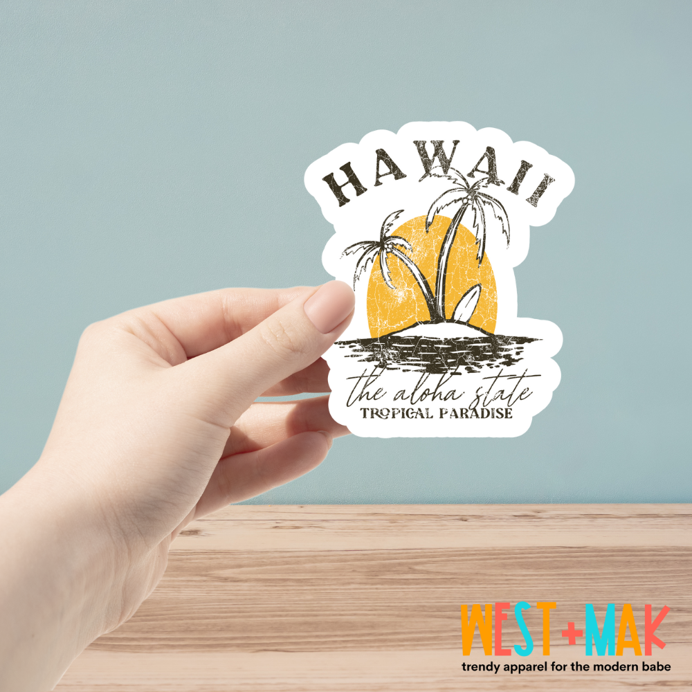 Vintage Hawaii || Vinyl Sticker