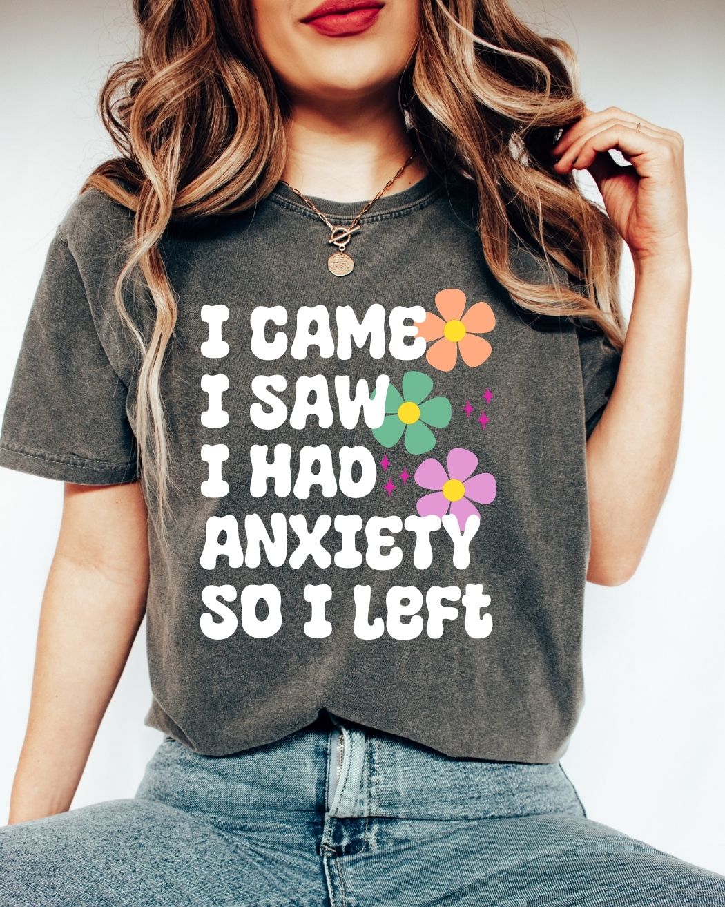 I Had Anxiety so I Left || Adult Short Sleeve
