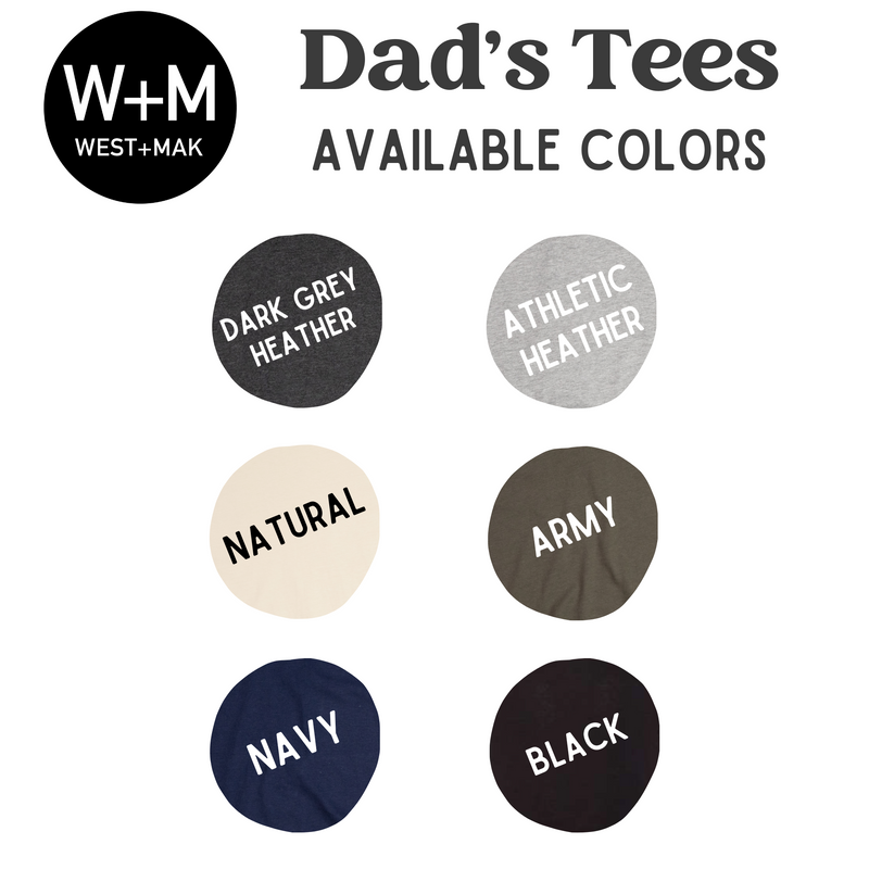 These Little Rebels Call Me Dad || Adult Short Sleeve Tee