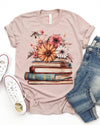 Floral Books || Tee