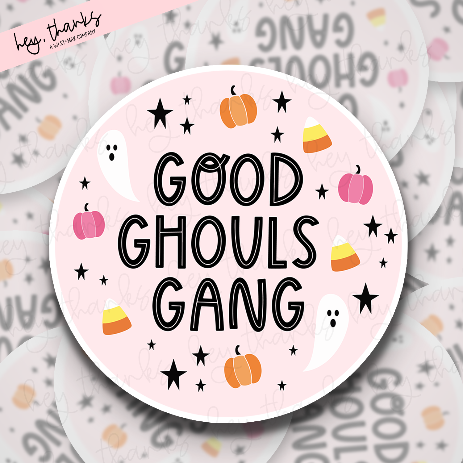 Good Ghouls Gang || Packaging Stickers