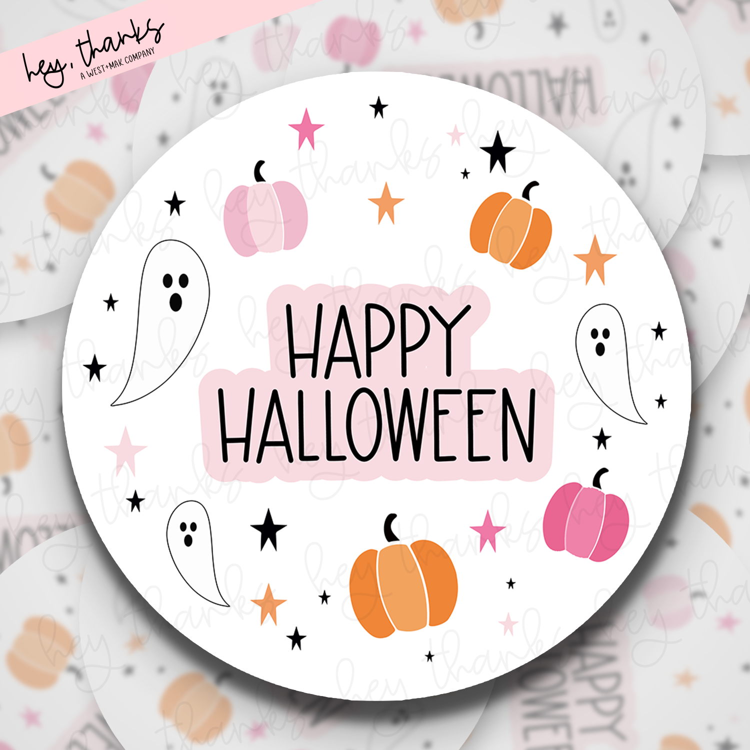 Happy Halloween || Packaging Stickers