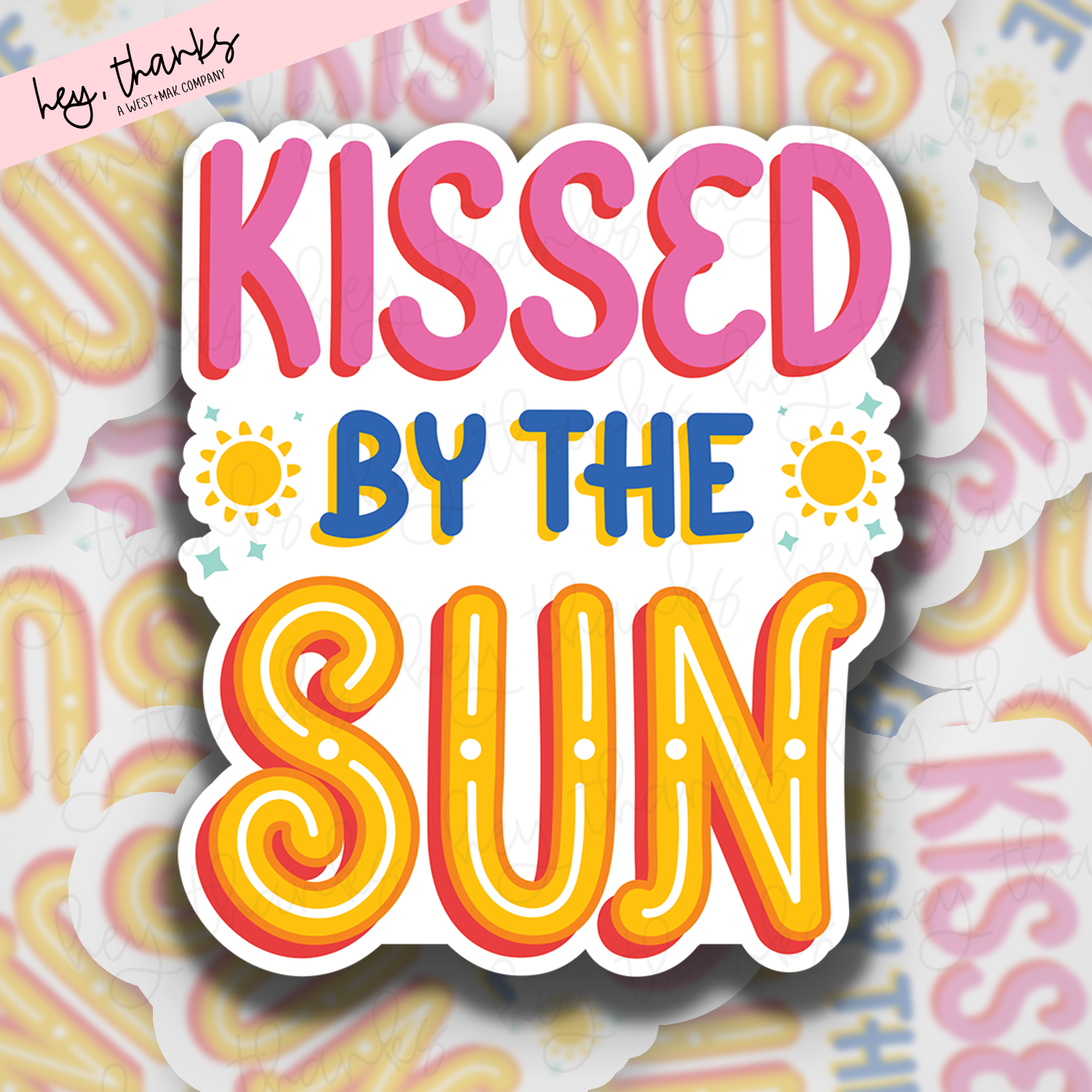 Kissed by the Sun || Packaging Stickers