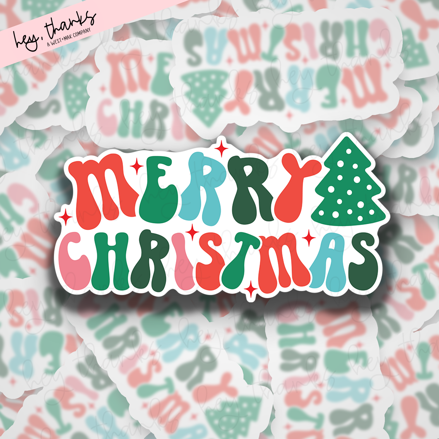 Merry Christmas || Packaging Stickers