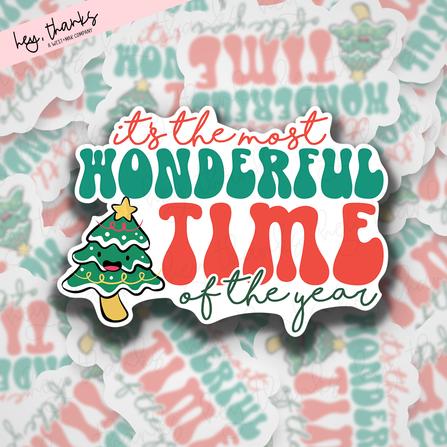 It's the Most Wonderful Time of the Year || Packaging Stickers