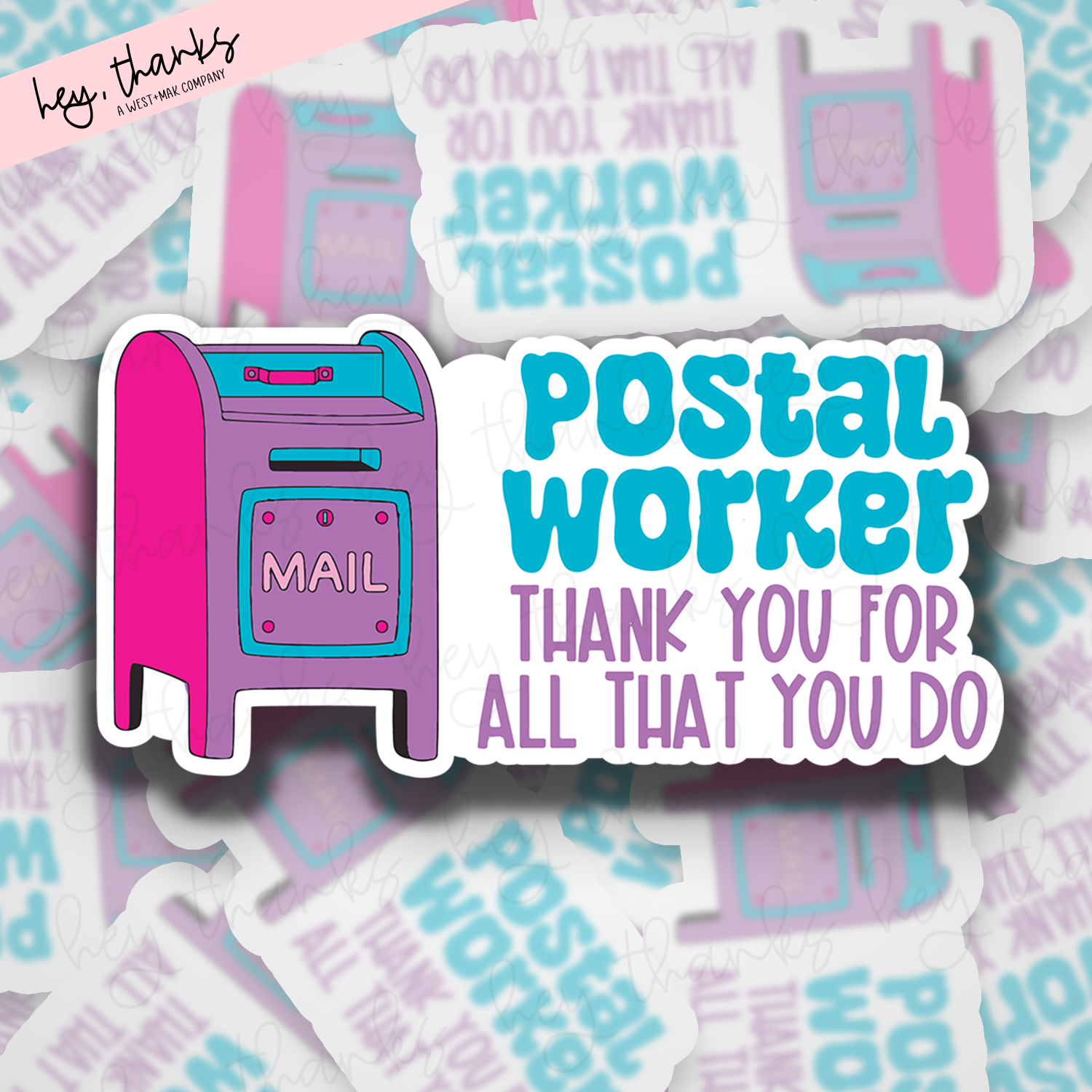 Postal Worker || Packaging Stickers