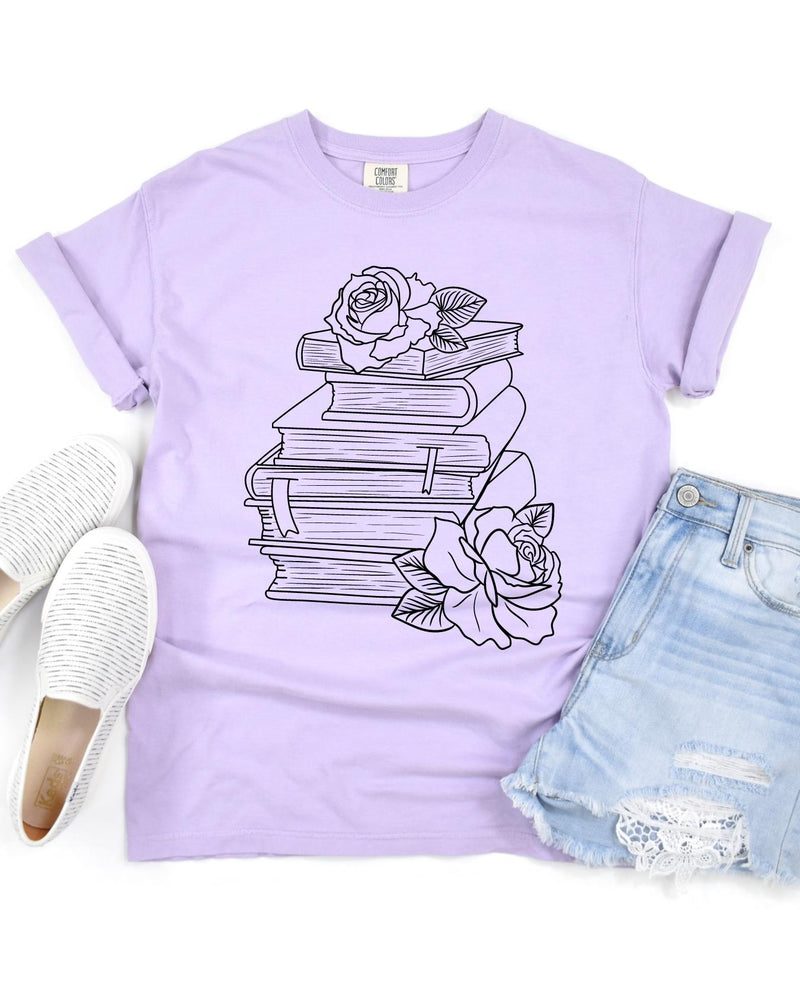 Roses and Books || Tee