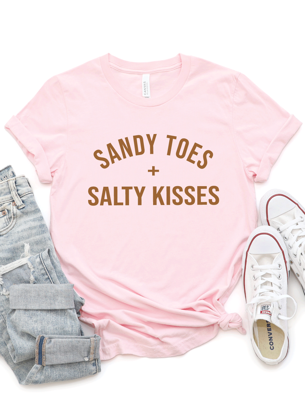Sandy Toes + Salty Kisses || Adult Tee