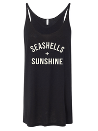 Seashells + Sunshine || Slouchy Tank
