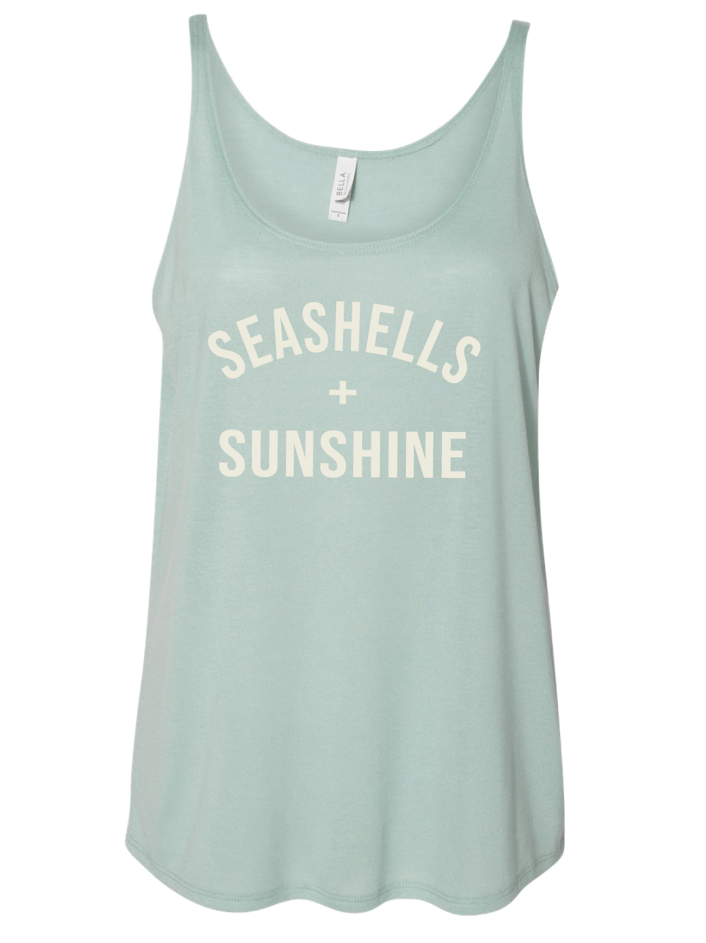 Seashells + Sunshine || Slouchy Tank