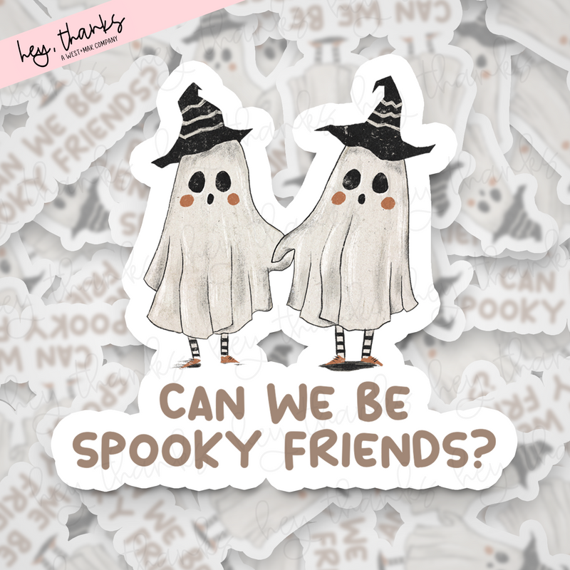 Spooky Friends || Packaging Stickers