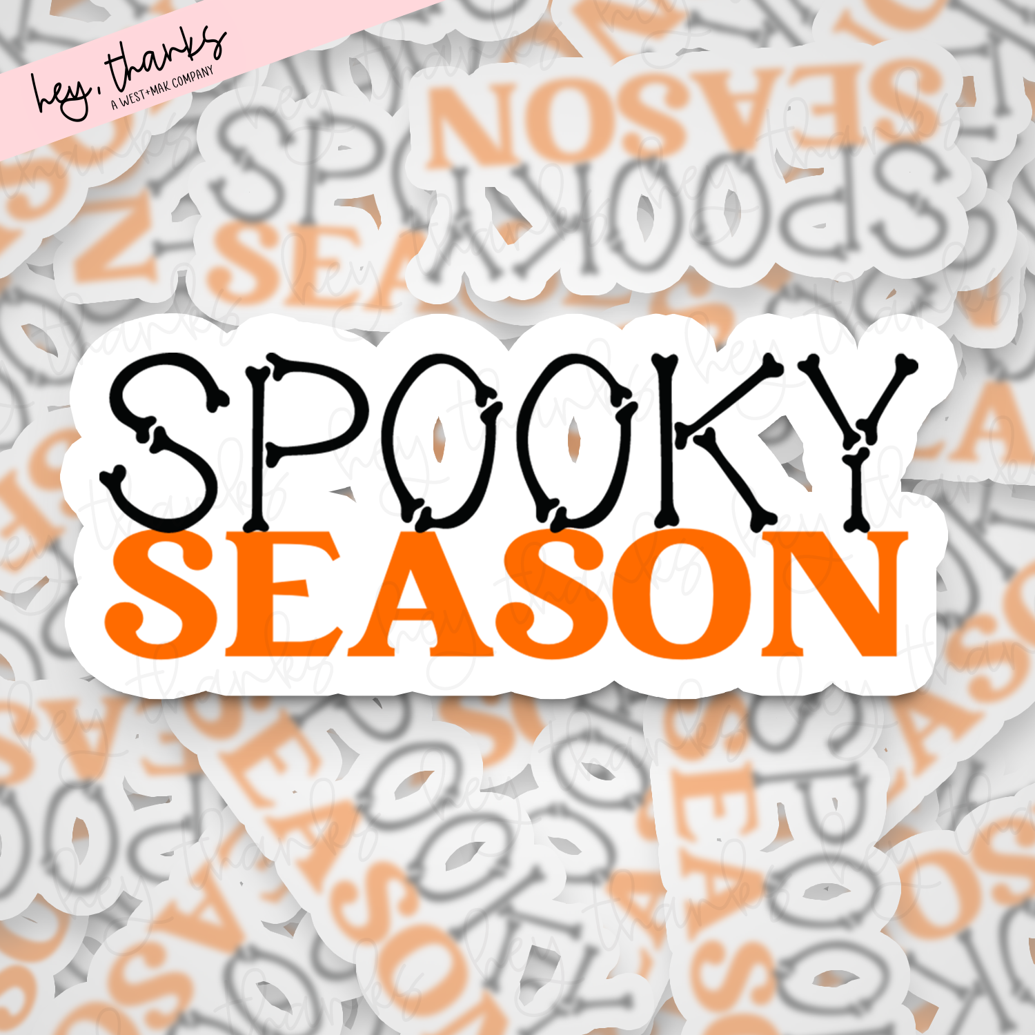 Spooky Season || Packaging Stickers