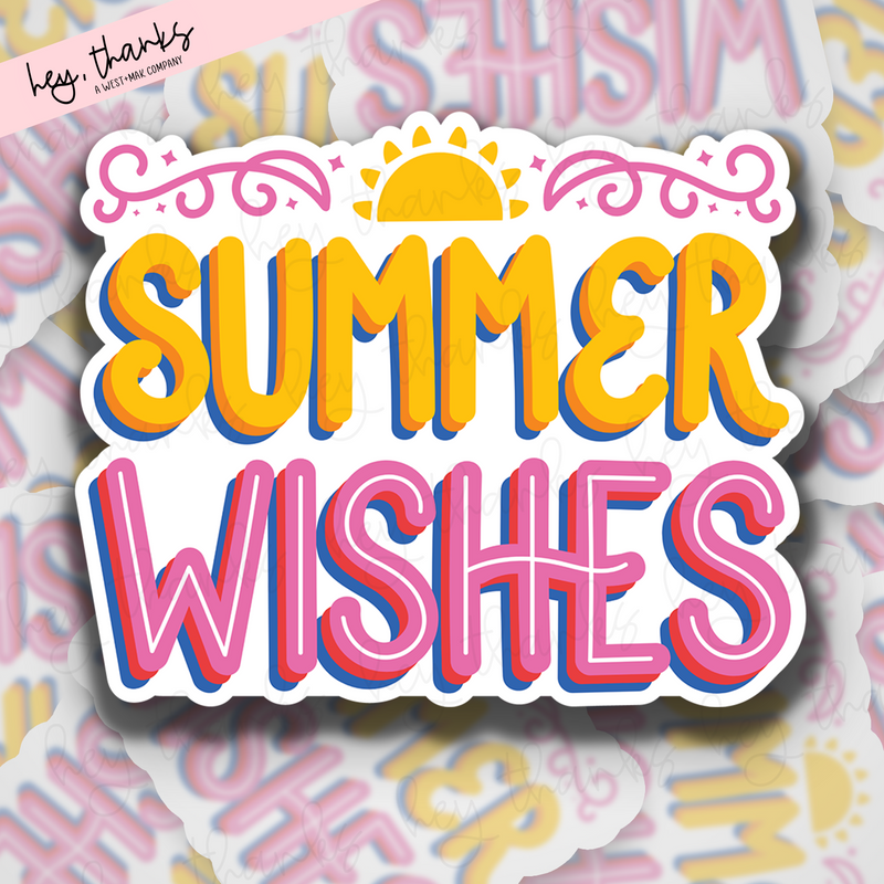 Summer Wishes || Packaging Stickers