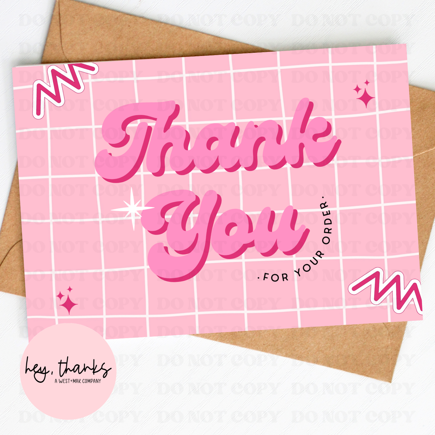 Thank You for Your Order || Insert Cards