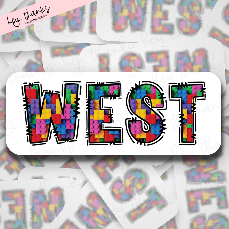 Name Stickers || Waterproof Vinyl Stickers