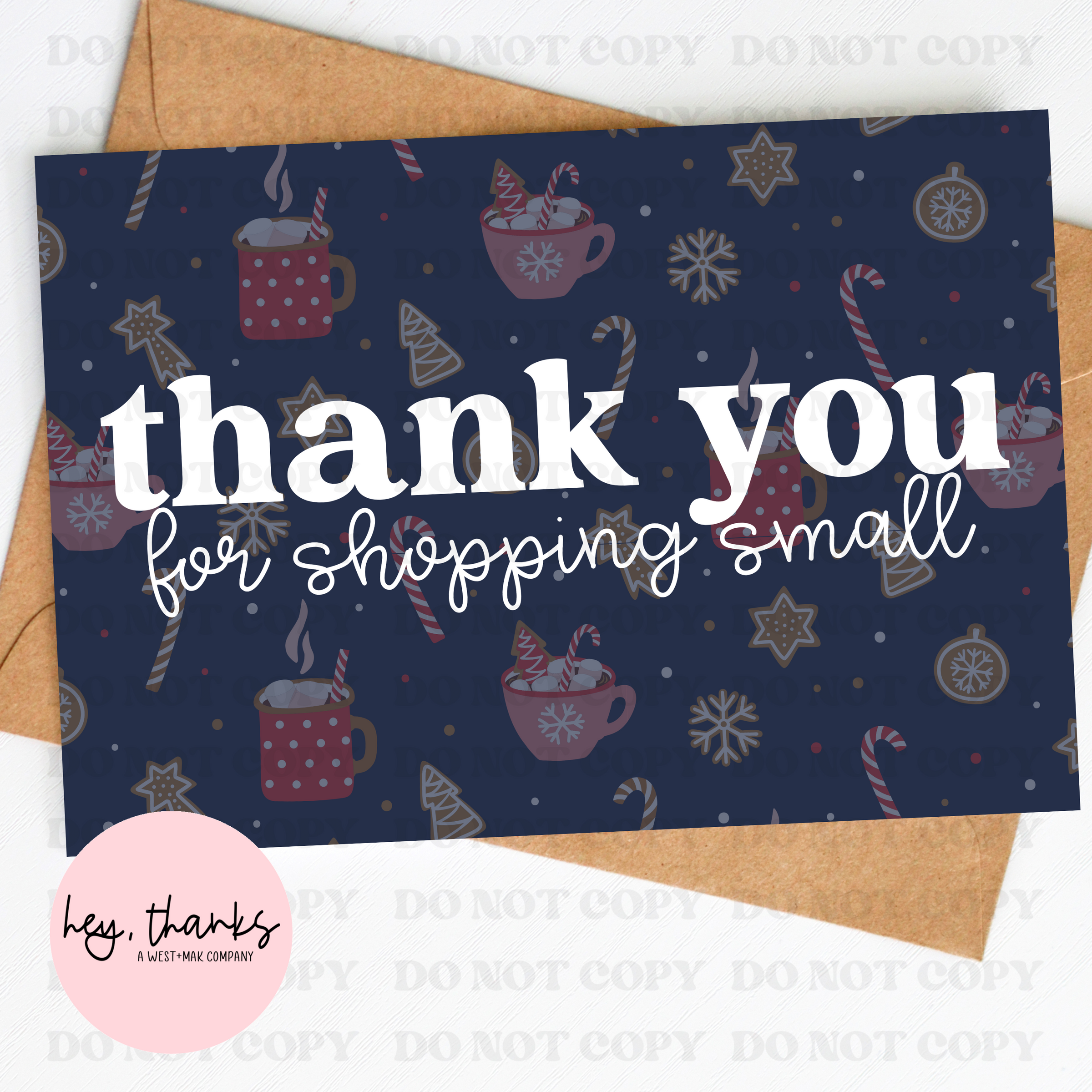 Thank You for Shopping Small || Insert Cards