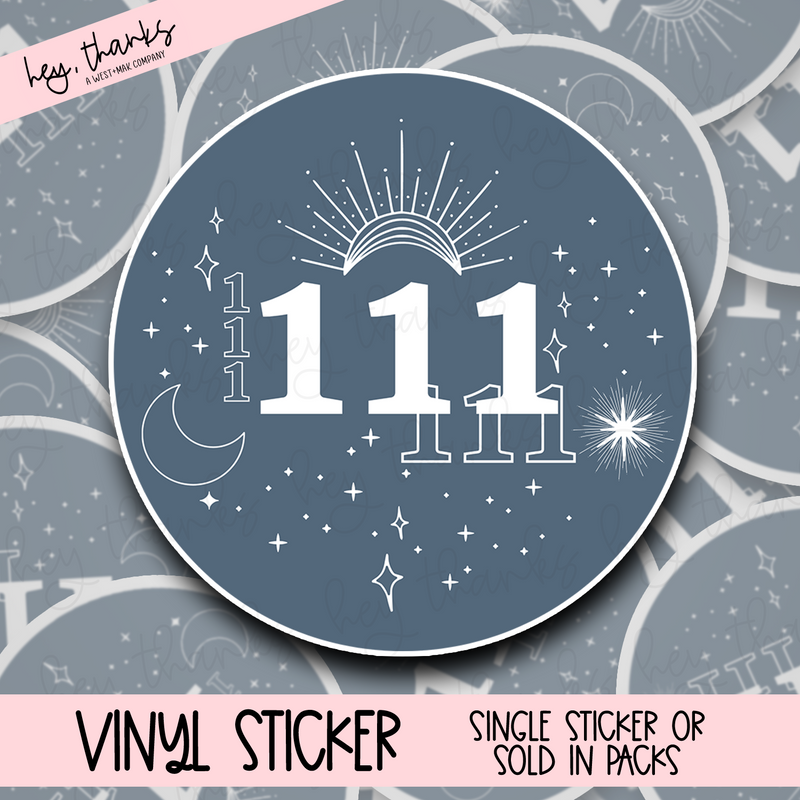 Angel Number 111 - Vinyl Sticker