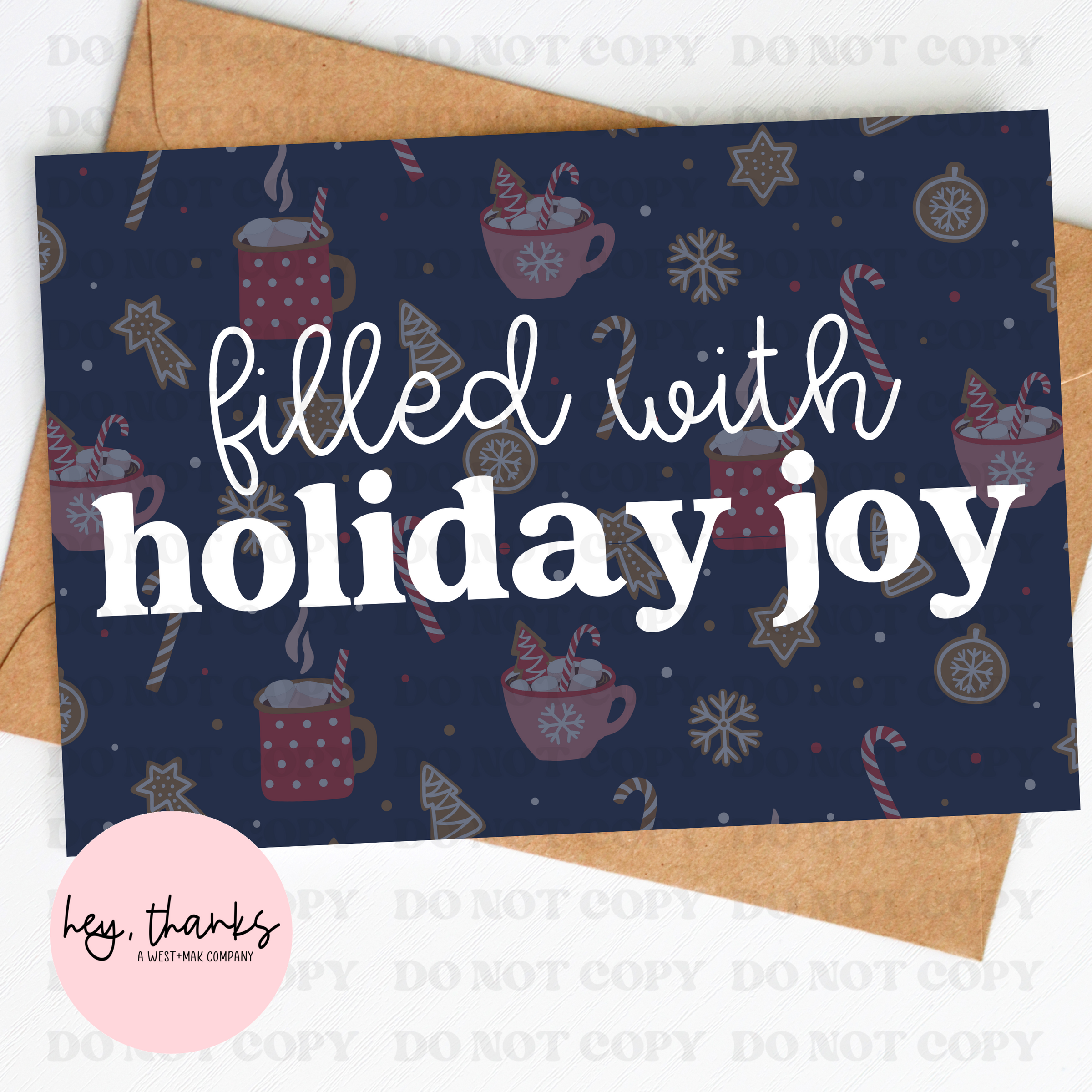 Filled with Holiday Joy || Insert Cards