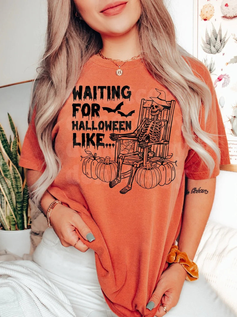 Waiting for Halloween || Adult Short Sleeve Tee