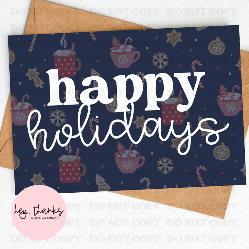 Happy Holidays || Insert Cards