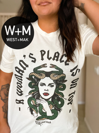 A Woman's Place is On Top - Adult Short Sleeve Tee