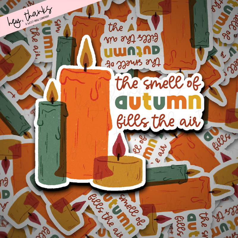 The Smell of Autumn Fills the Air | Packaging Stickers