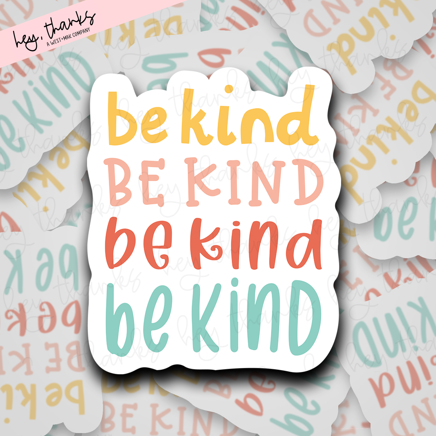 Be Kind Stack | Packaging Stickers