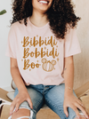 Bibbidi Bobbidi Boo Pumpkin Camel Brown || Adult Short Sleeve Tee