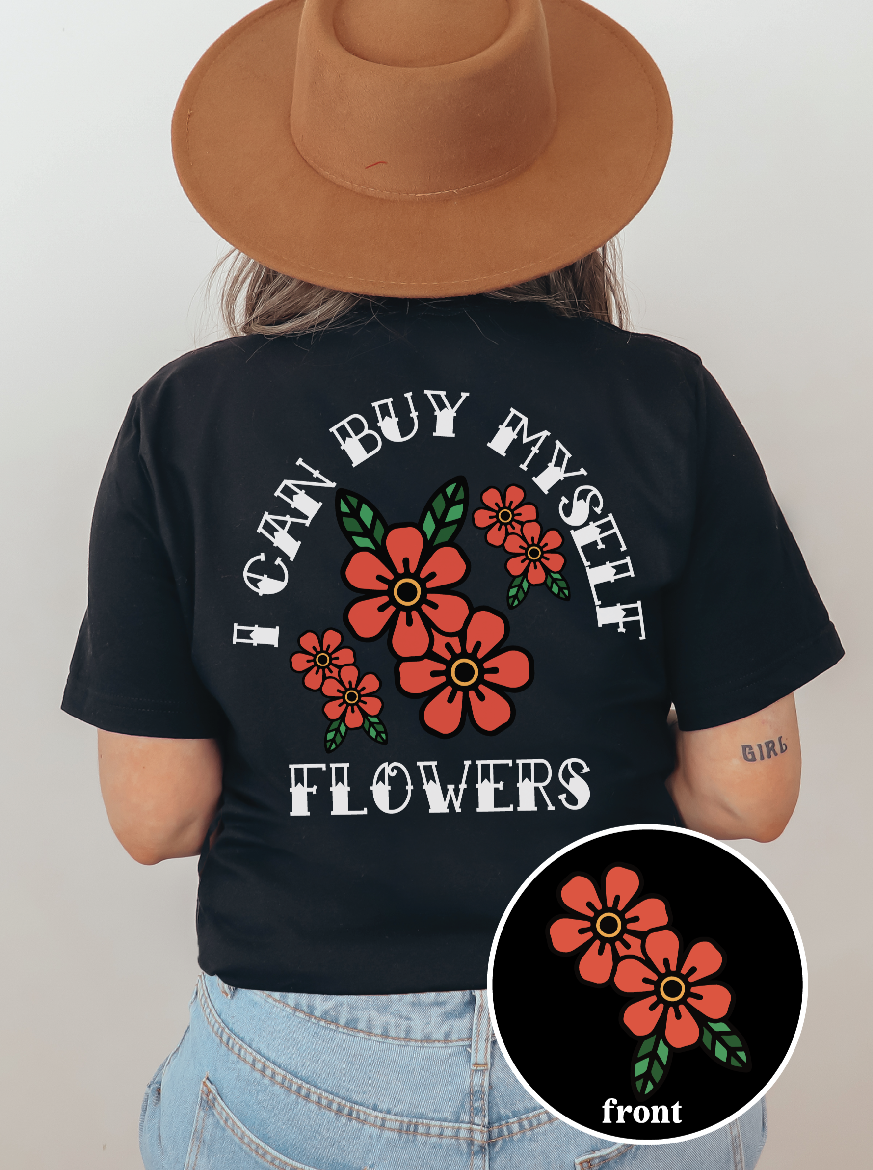 I Can Buy Myself Flowers || Adult Short Sleeve Tee