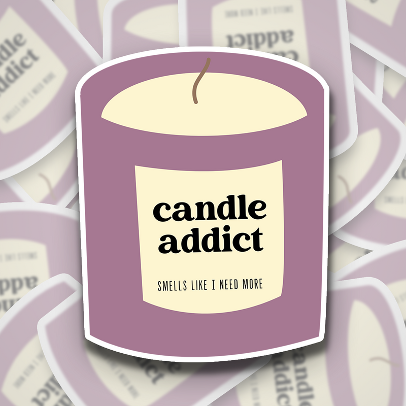 Candle Addict - Vinyl Sticker
