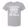 I Chose Metal || Kid's Short Sleeve Tee
