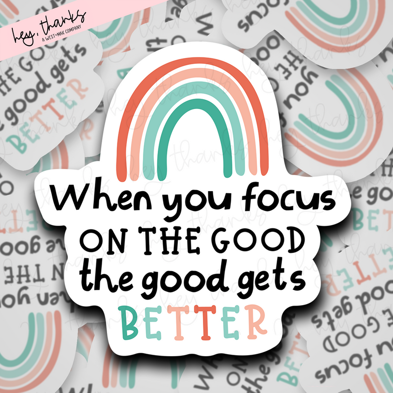 Focus on the Good | Packaging Stickers