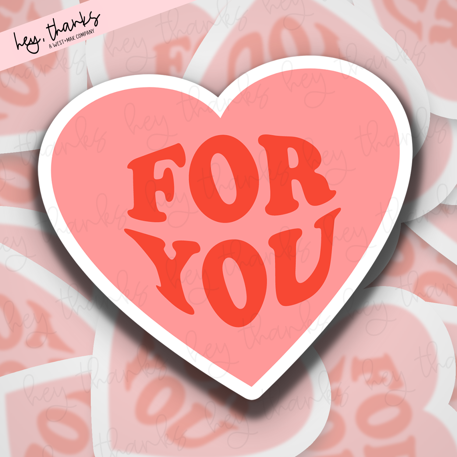 For You || Packaging Stickers