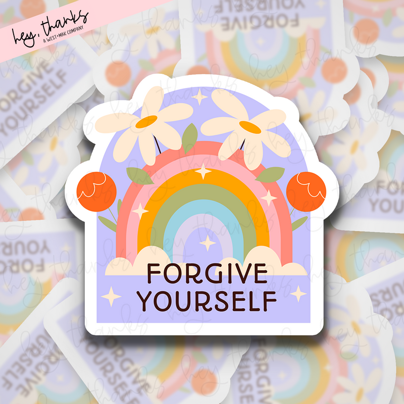 Forgive Yourself || Packaging Stickers