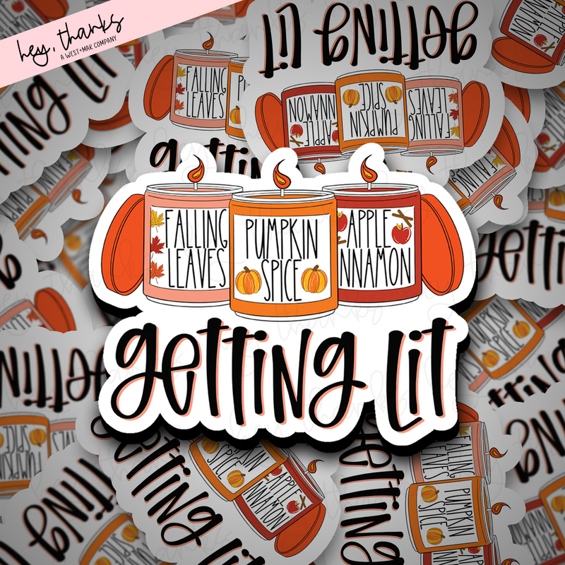 Getting Lit | Packaging Stickers
