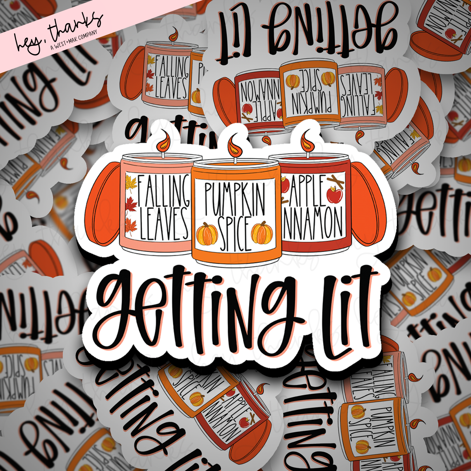 Getting Lit | Packaging Stickers
