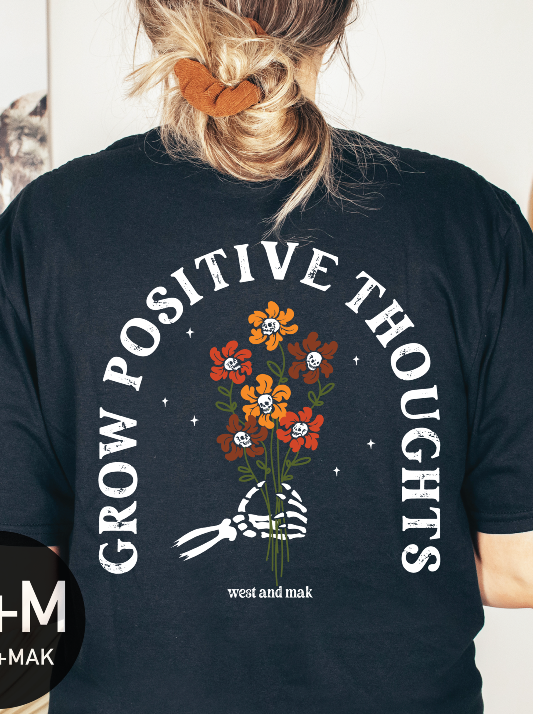 Grow Positive Thoughts || Adult Short Sleeve Tee