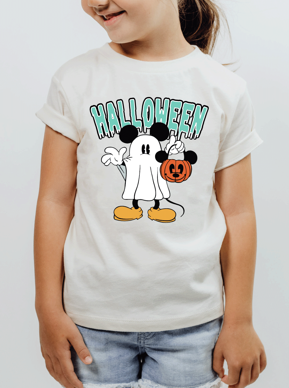Halloween Ghost || Kid's Short Sleeve Tee