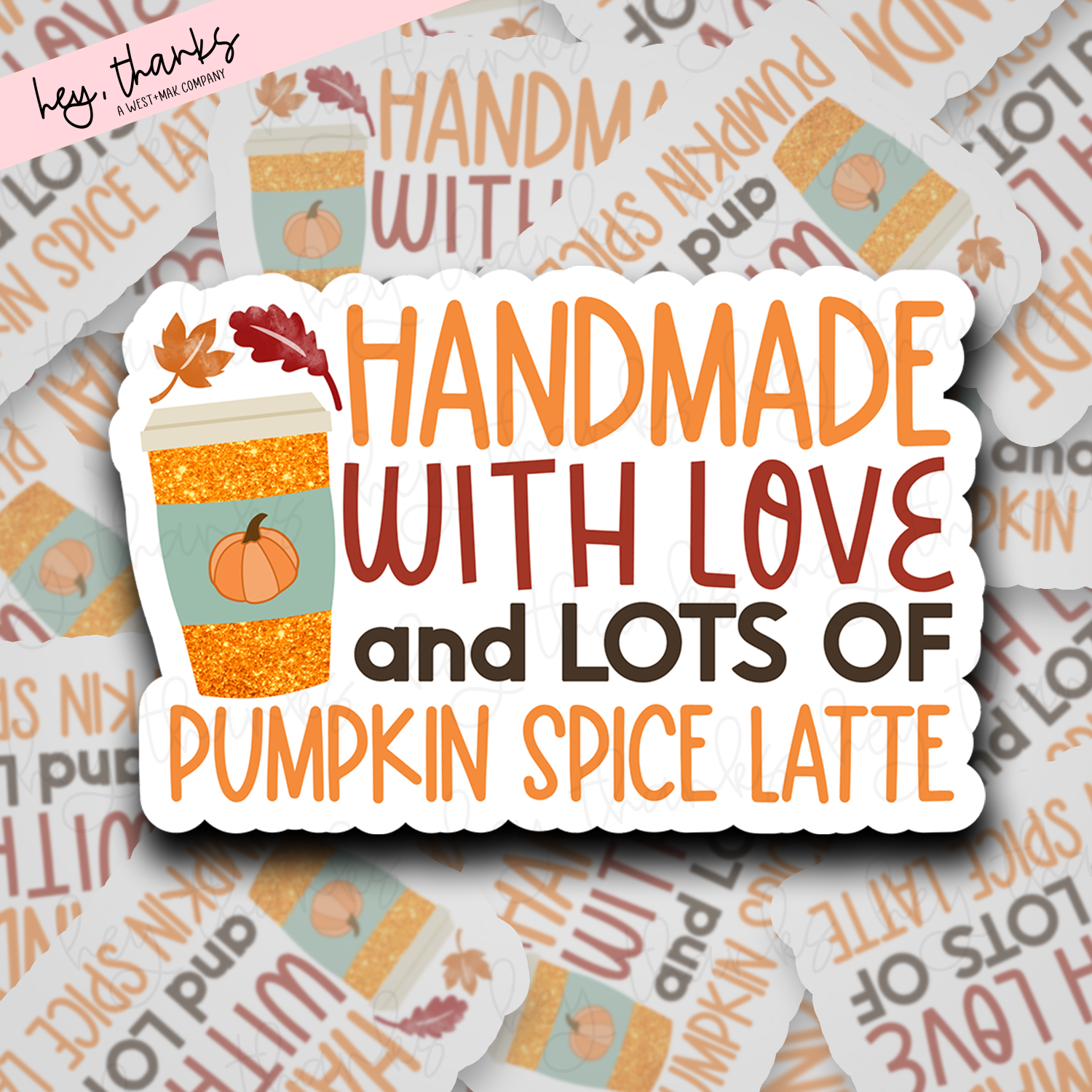 Handmade with Love and PSL | Packaging Stickers