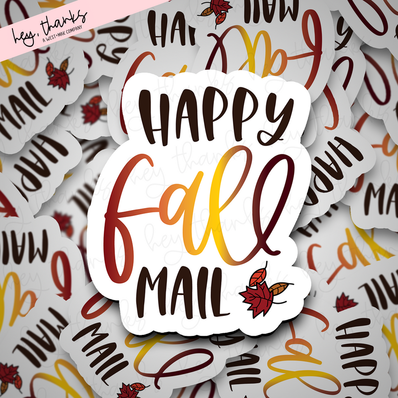 Happy Fall Mail | Packaging Stickers