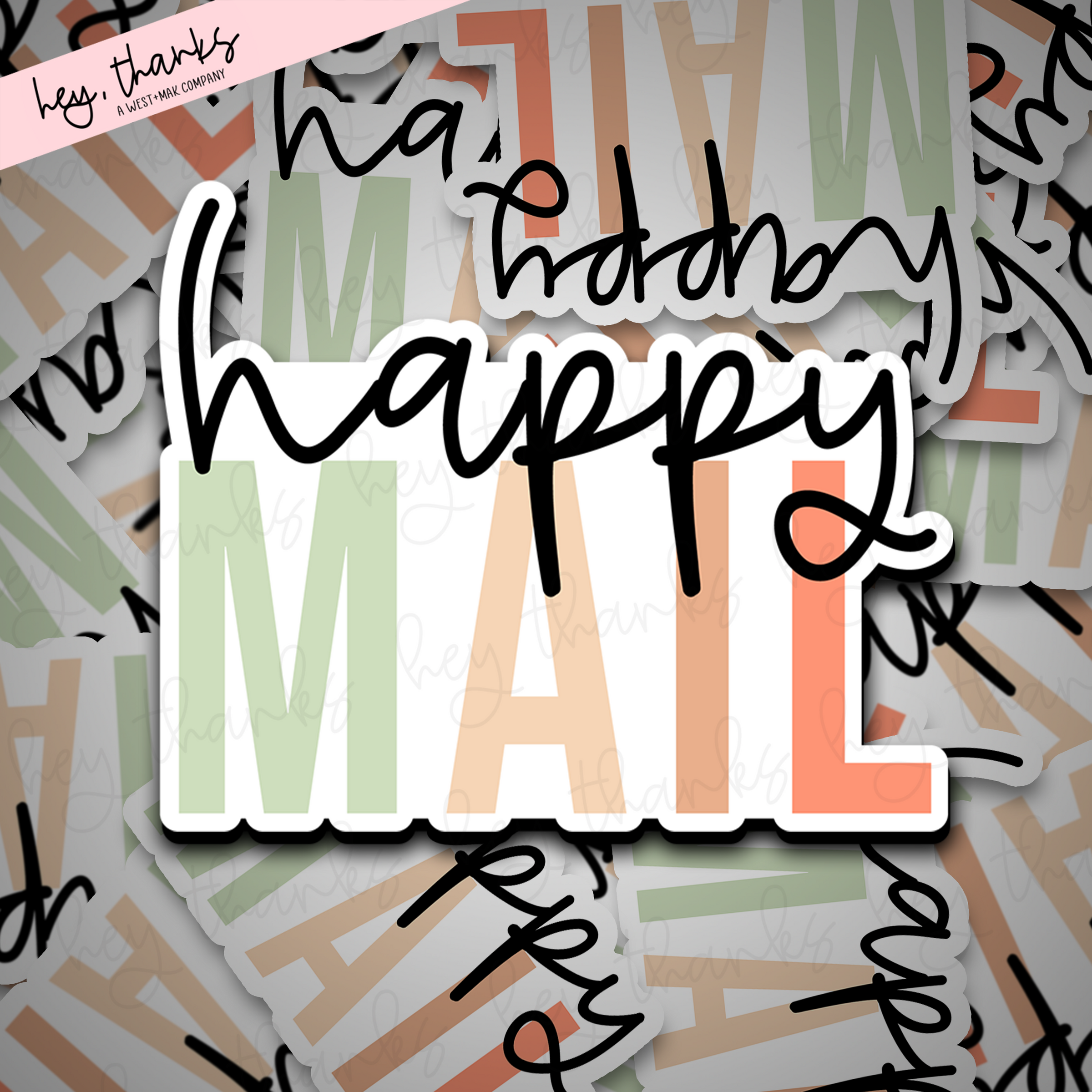 Happy Mail | Packaging Stickers