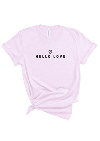 Hello Love || Adult Short Sleeve Tee