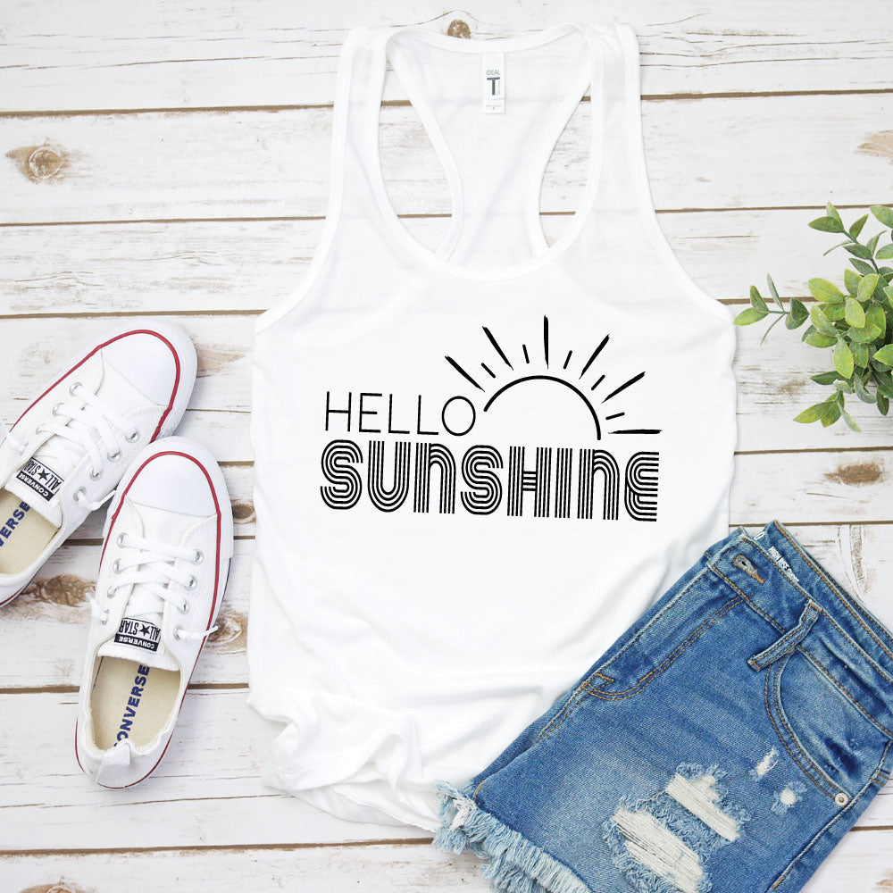 Hello Sunshine || Racerback Tank