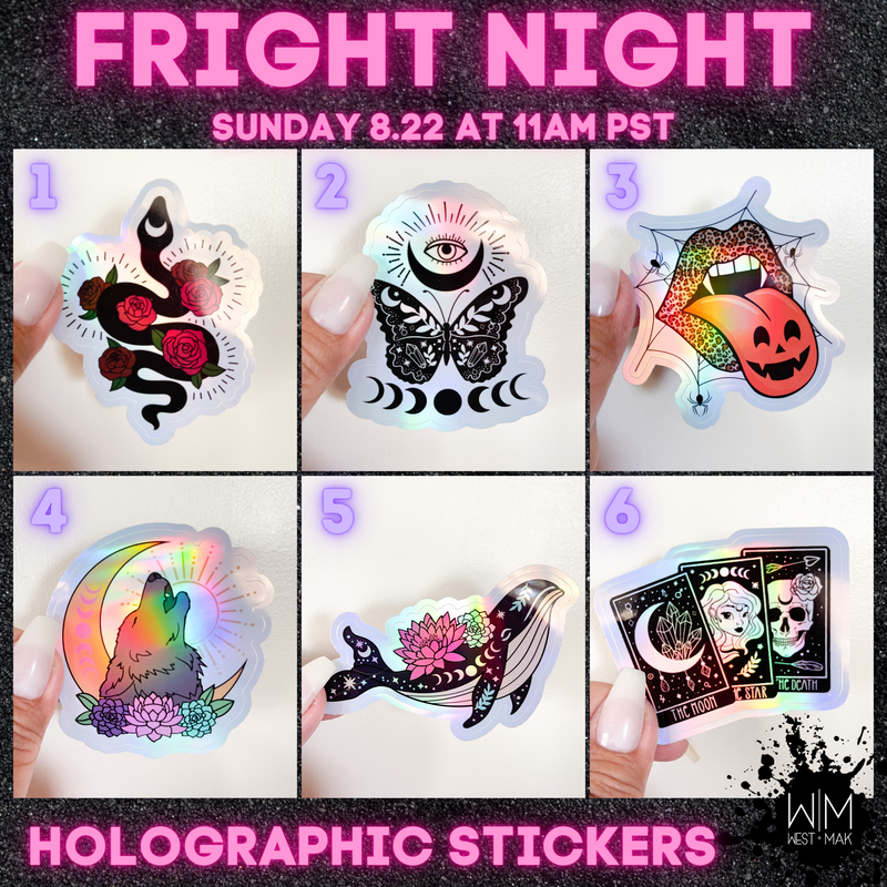 Fright Night Stickers