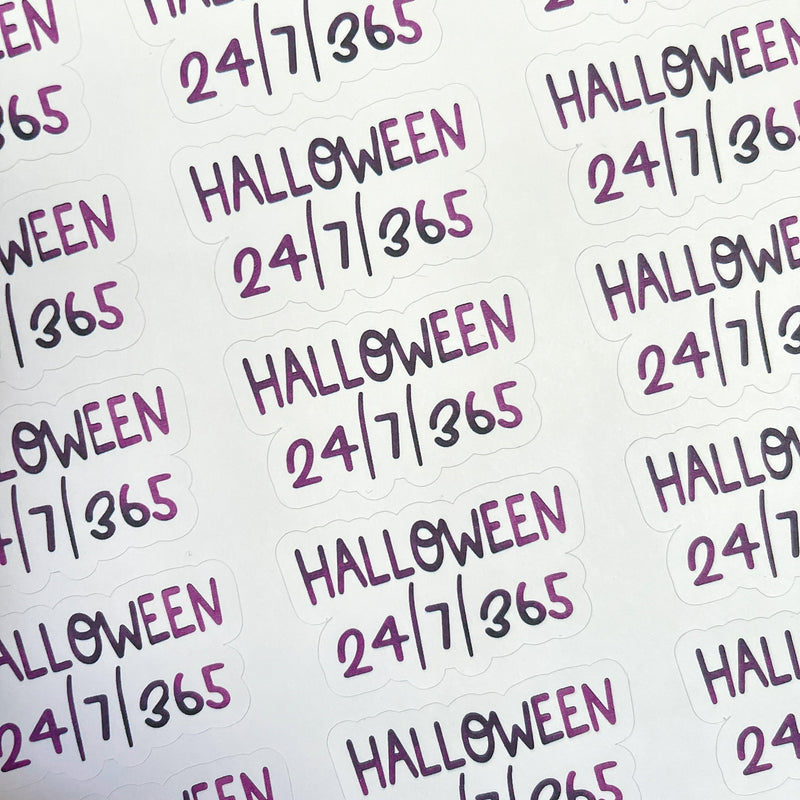 Halloween 24/7/365 | Packaging Stickers