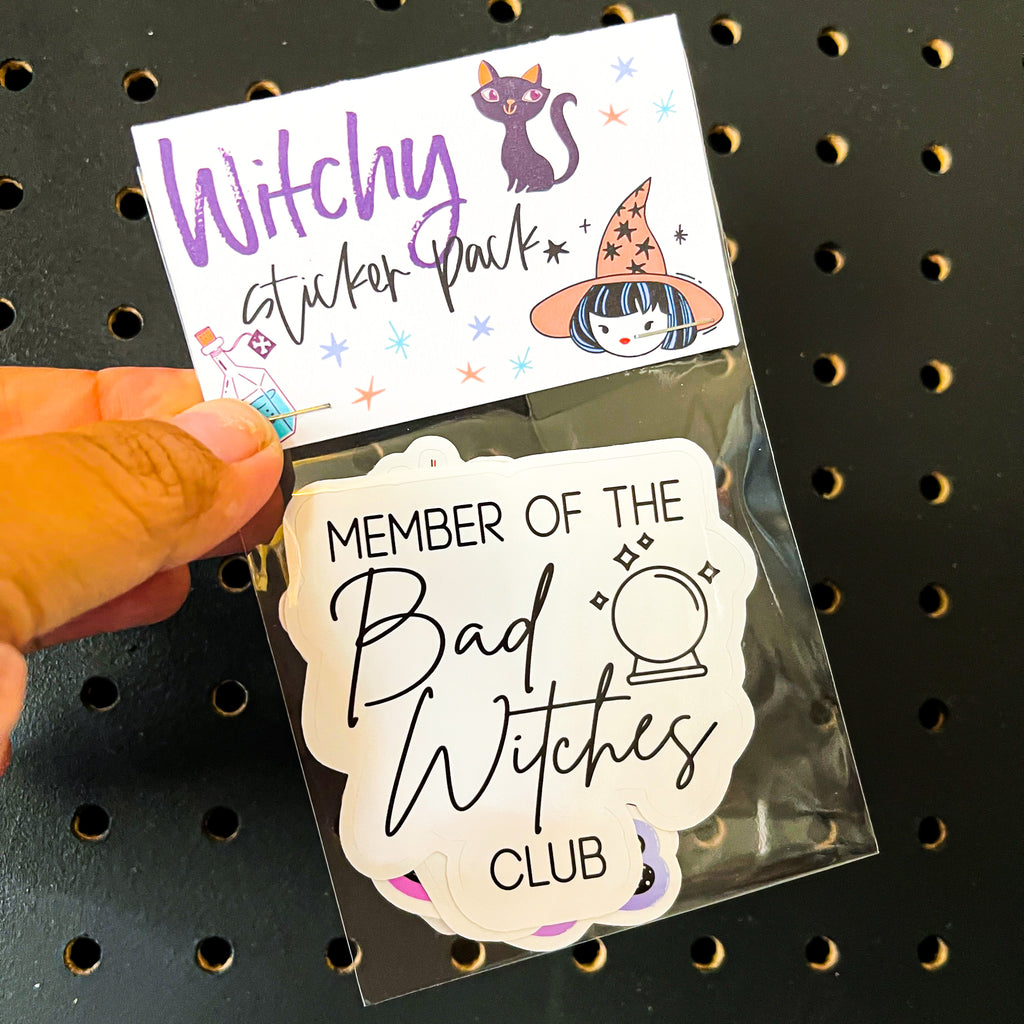 I sometimes draw — Some witchy stickers I made (mostly) for myself