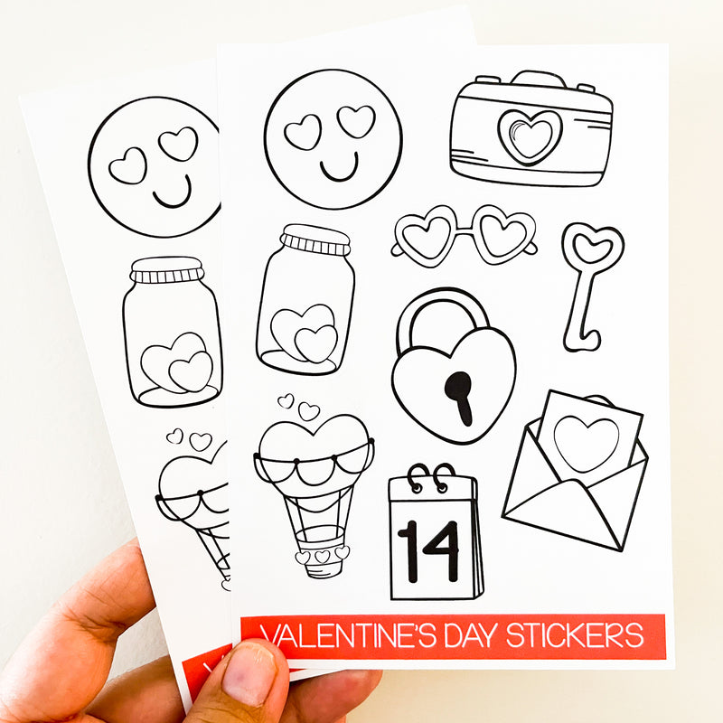 Valentine's Day Coloring Sheet
