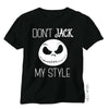 Don't Jack My Style - Kid's Black Tee/Hooded Long Sleeve - West+Mak